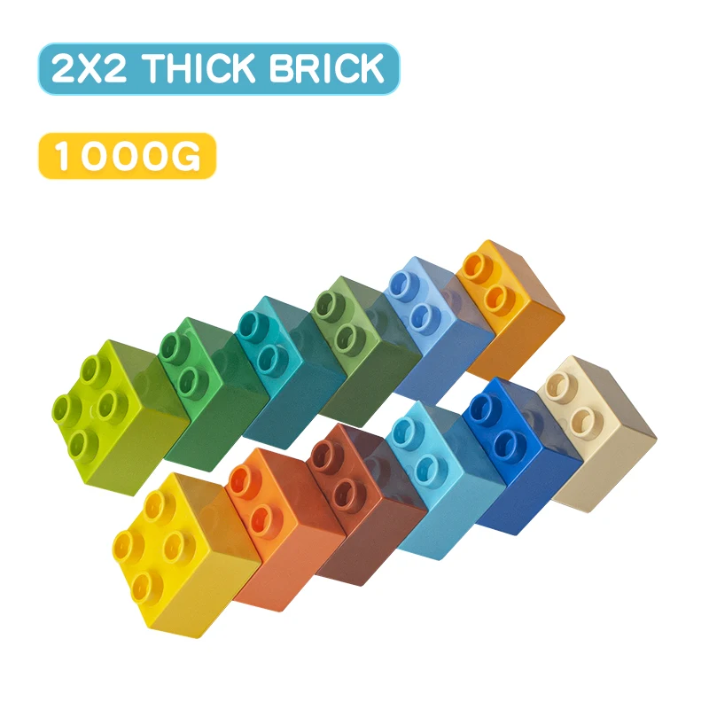 Красочная игрушка сделай сам строительные блоки большого размера кирпичи оптом