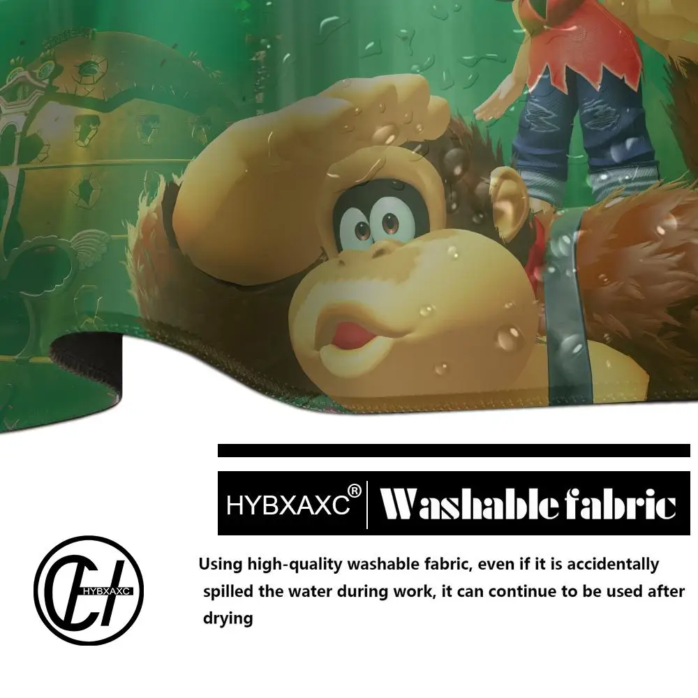D-Donkey Kong Bananza Забавный коврик для мыши Нескользящий утолщенный большой коврик для письма с замком для офиса и студенческой игровой подушкой Коврик для мыши (art.: 3920d2fec08be) - 3920d2fec08be