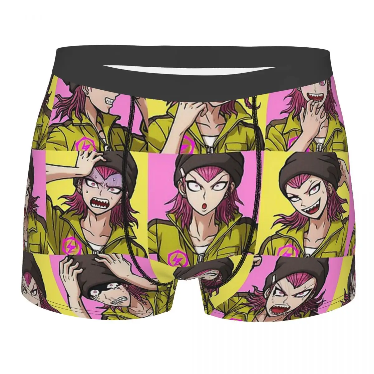 

Нижнее белье Kazuichi Souda Danganronpa Makoto Naegi Monokuma Komaru Kaede Game Мужское нижнее белье с принтом Шорты Боксеры