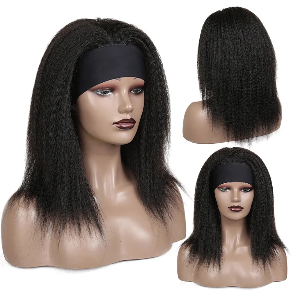 Афро Вьющийся Парик Из Человеческих Волос Maxine Длинная Волнистая Повязка На