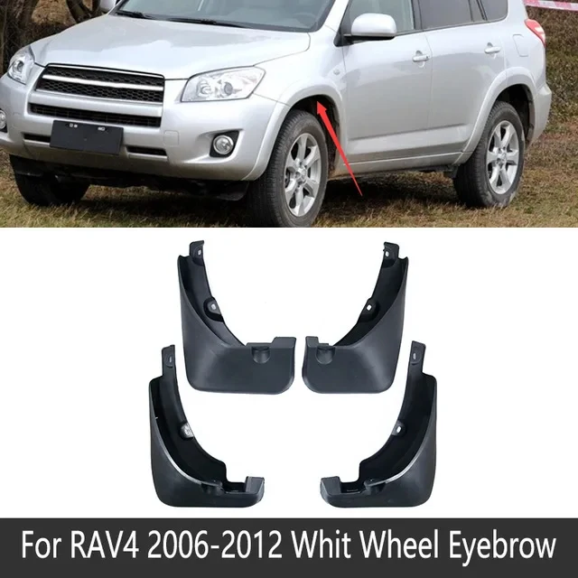 Брызговики для Toyota RAV4 2006 ~ 2012 XA30 2007 2008 2009 2010 2011, автомобильный аксессуар, брызговик, брызговик, запчасти для автомобиля, пылезащитные