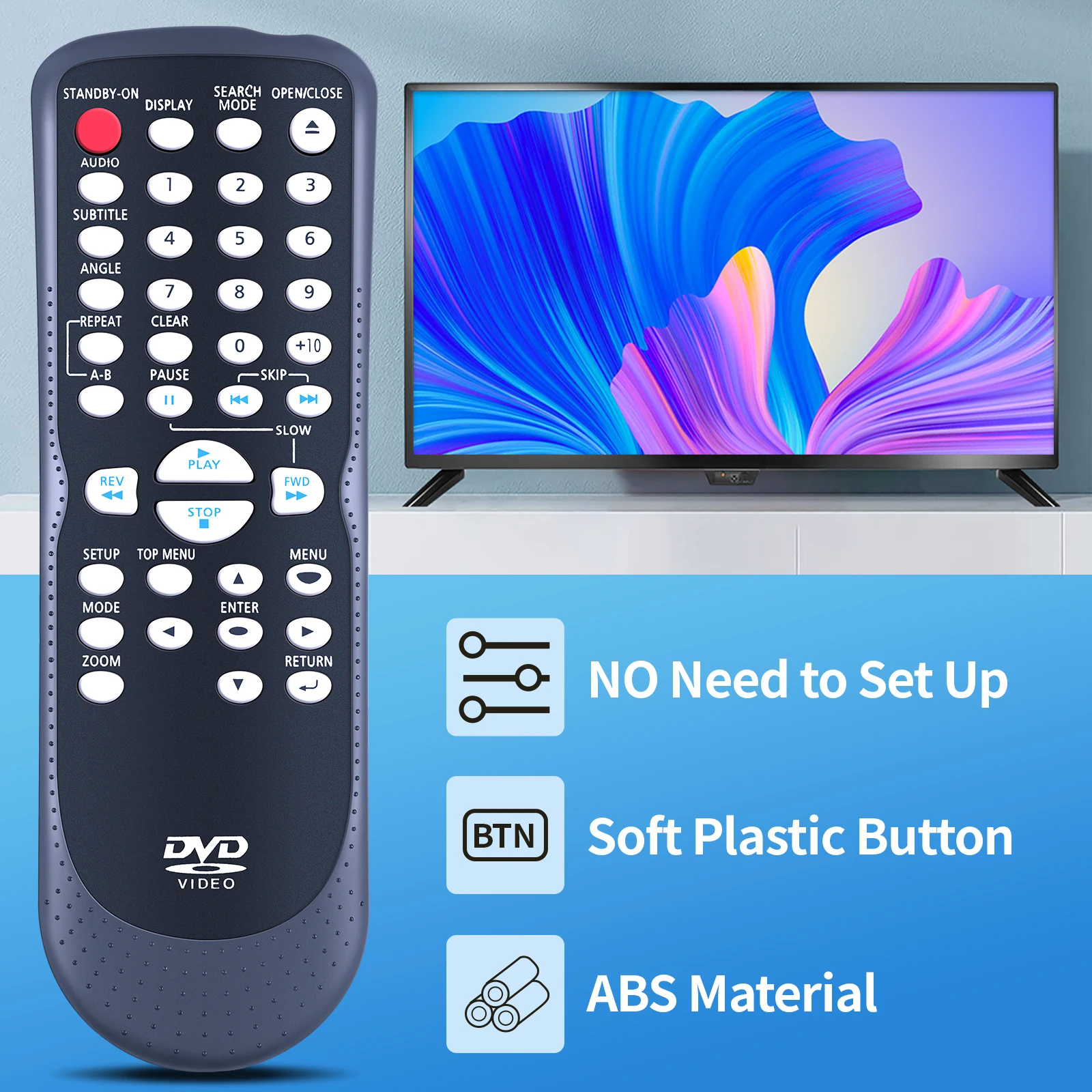 Пульт дистанционного управления NB093 NB093UD для DVD-дисков Magnavox DP100MW8B MDV2100/F7