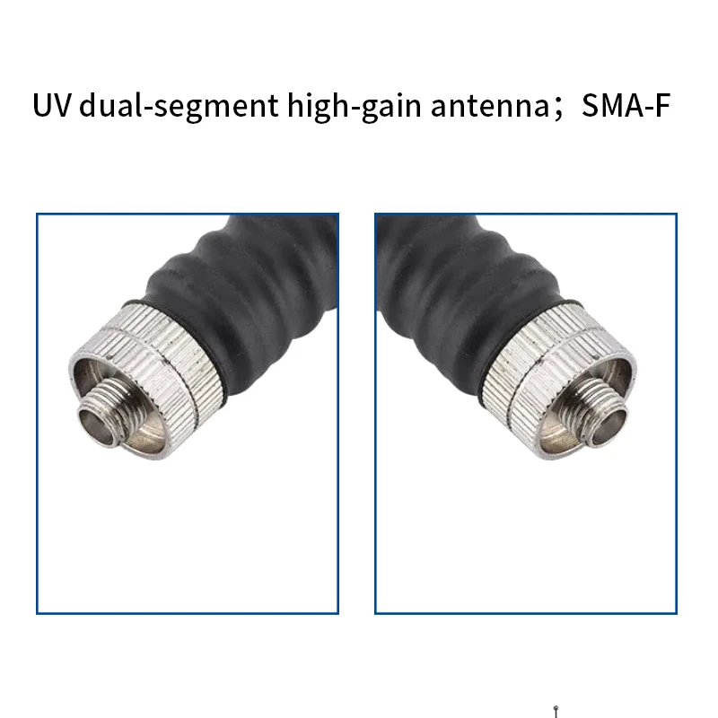 LSENG HP-130 144/430MHZ UHF VHF Handheld Walkie Talkie High Gain Telescopic Antenna for Baofeng Kenwood Wouwun Hyt Cignus
