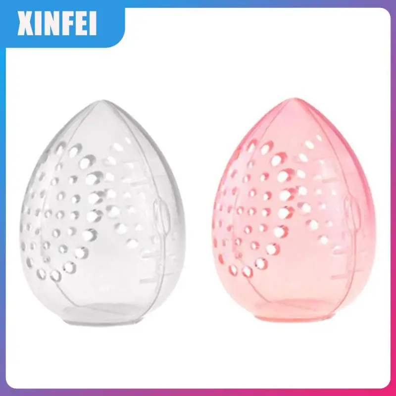 

Transparent Puff Box Puff Drying Box Breathable-moisture-proof High-quality Materials Cosmetic Egg Storage Box Transparent Box