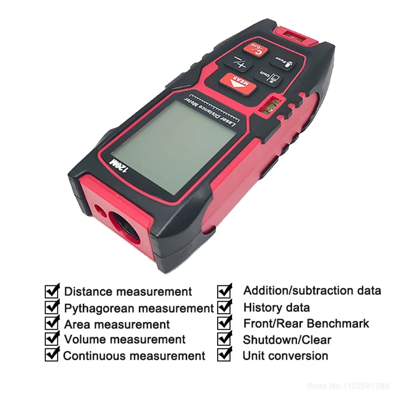 Ручной лазерный дальномер несколько режимов измерения кабриолетные блоки