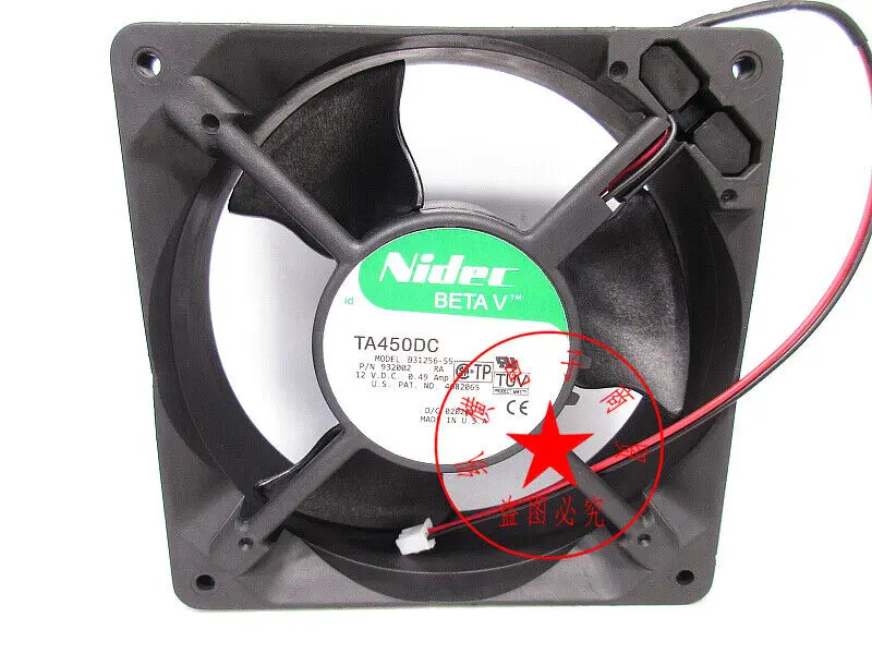 1 шт., декор Nidec TA450DC B31256-55 12 В, а, 12 см, охлаждающий вентилятор #