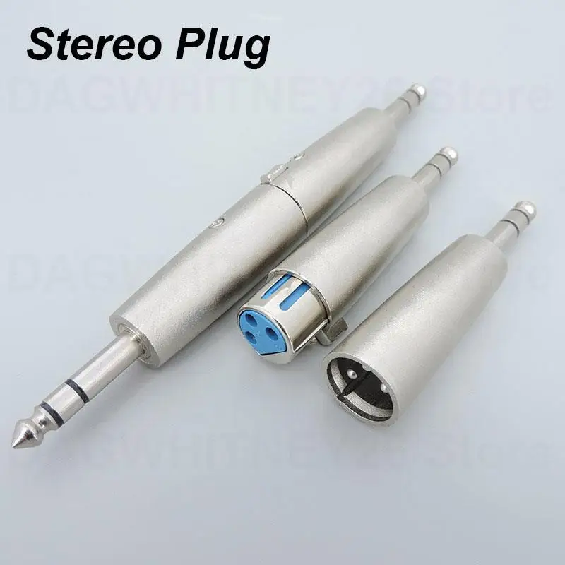3-полюсный стерео 1/4 дюйма 6 35 мм 5 гнездо папа на 3-контактный разъем XLR мама Адаптер