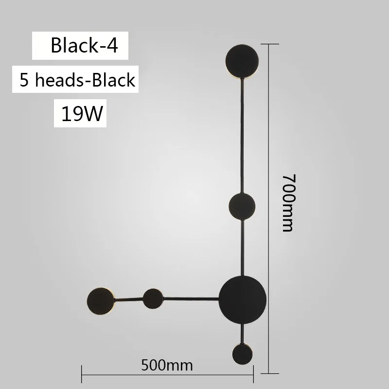 

Настенный светильник Ynhaw черный/золотой