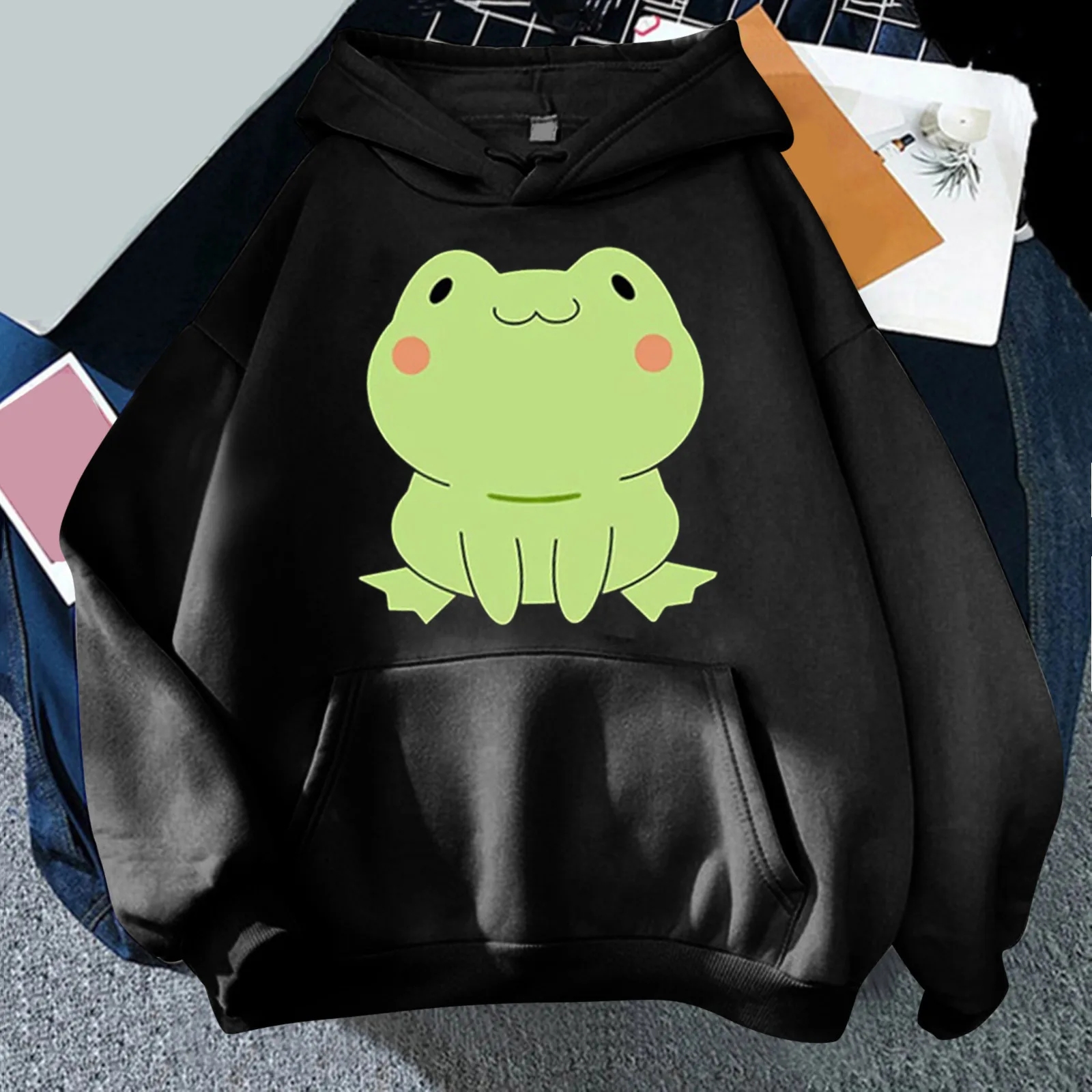

1 Apparel Womens Cute Sweatshirts Print Long Sleeve Hoodie Pullover Tops Sweatshirt Women Pullover Air Sweatshirt Men