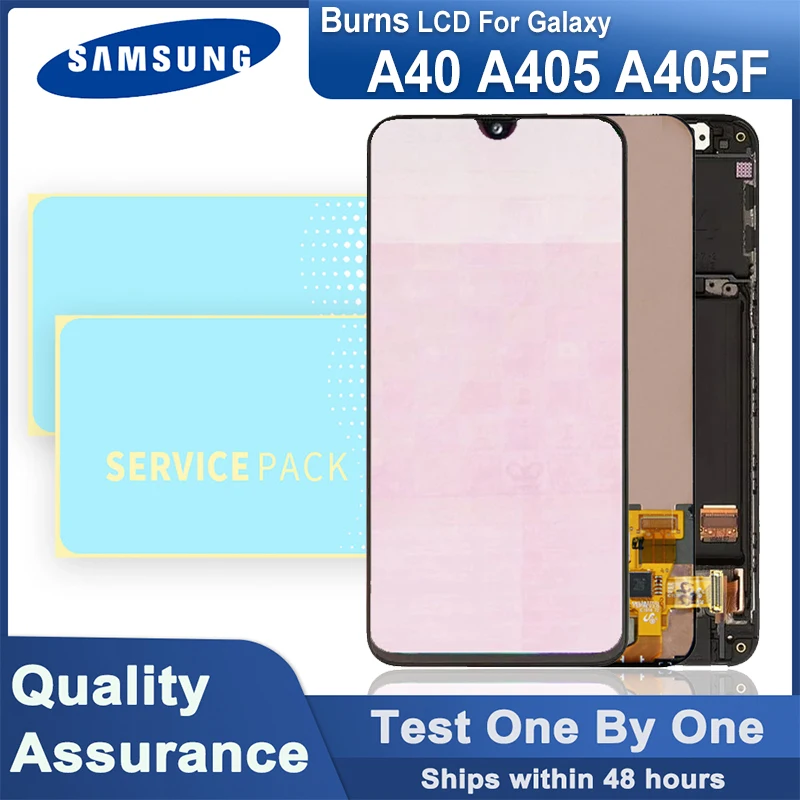 

Жидкокристаллический дисплей с тачскрином в сборе, 5,9 дюймов, для Samsung Galaxy A40, A405, A405F