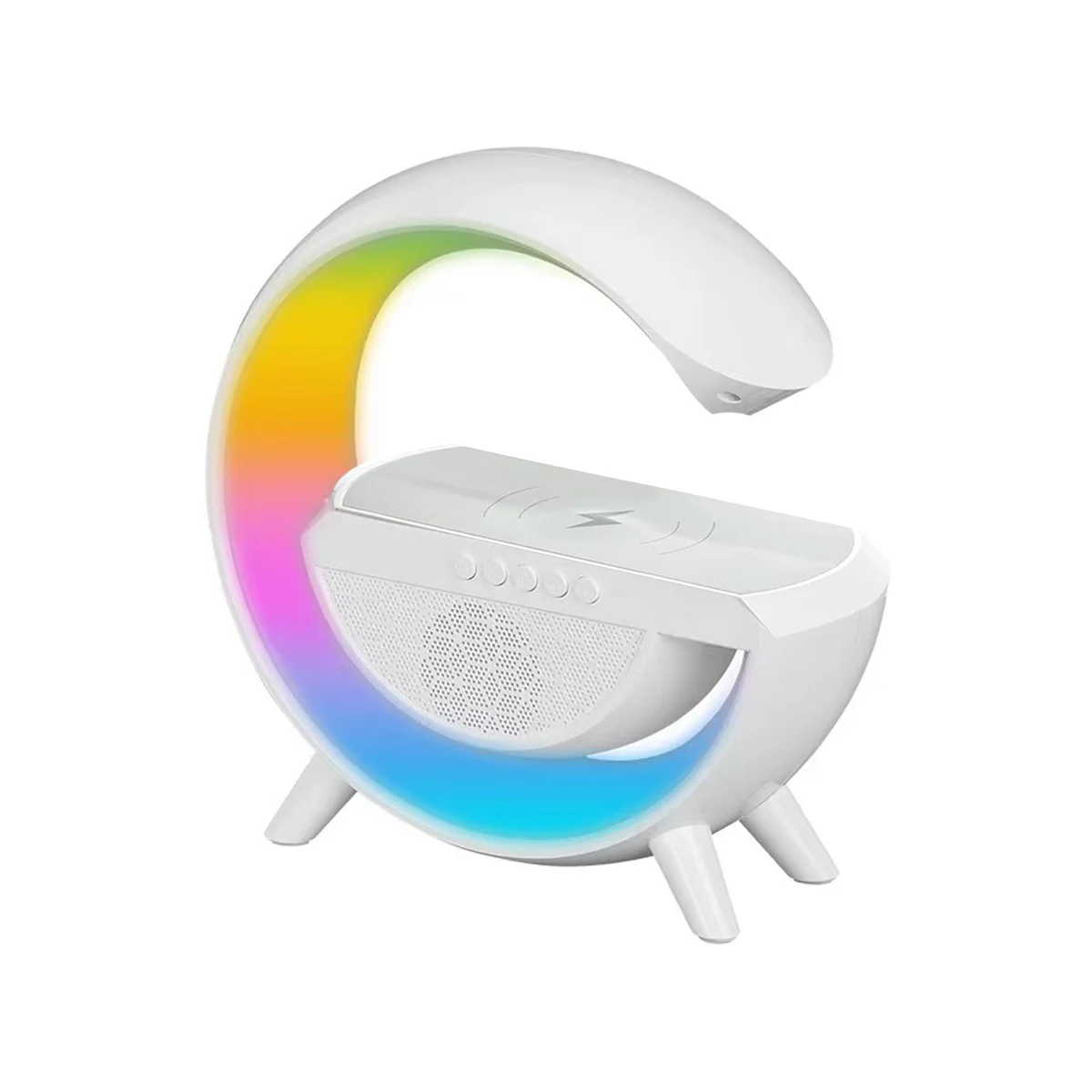 

Bluetooth Speakers Table Lamp for Living Night Light Bedside Lamp with 10W Wireless Charging Gift