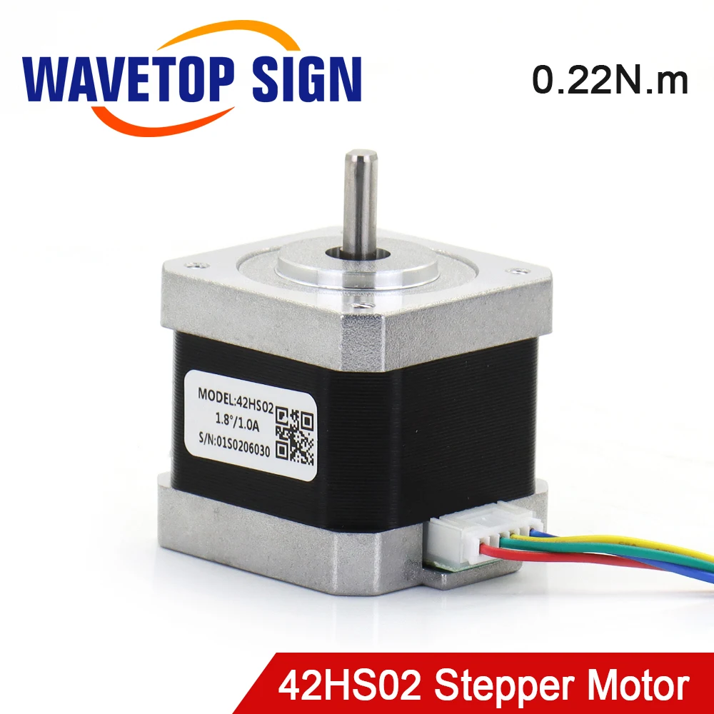 

Leadshine Nema17 2Phase Stepper Motor 42HS02 0.22N.m Shaft Dia.5mm Length 14mm For Co2 Laser Cutting Engraving Machine