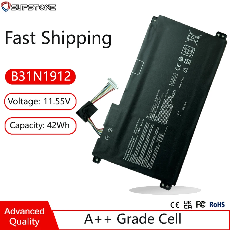 Фото C31N1912 B31N1912 Аккумулятор для ноутбука Asus VivoBook 14 E410MA-EK018TS EK026TS L410MA F414MA E510MA E510KA R429MA 0B200- 03680200 №1