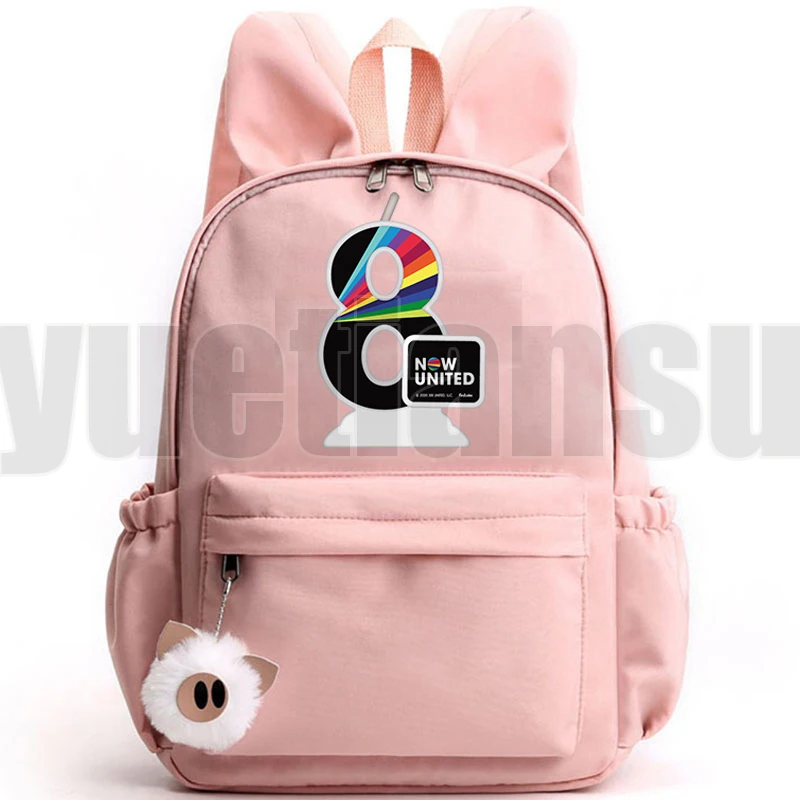 

Kpop Casual Now United Backpacks for Girls Kawaii Bag Bookbag Softback Back Pack Mochila UN Team Anime Now United-Better Album