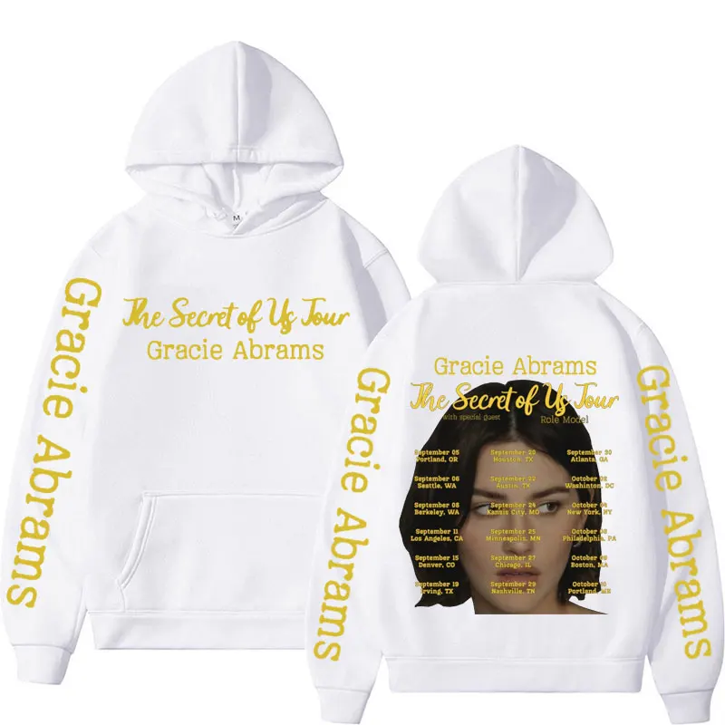 Худи Gracie Abrams The Secret of Us Tour с изображением музыкального альбома