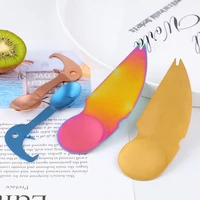 creative stainless steel kiwi tool fruit and vegetable tool kiwi peeling knife fruit knife fruit spoon 1pc kitchen accessories