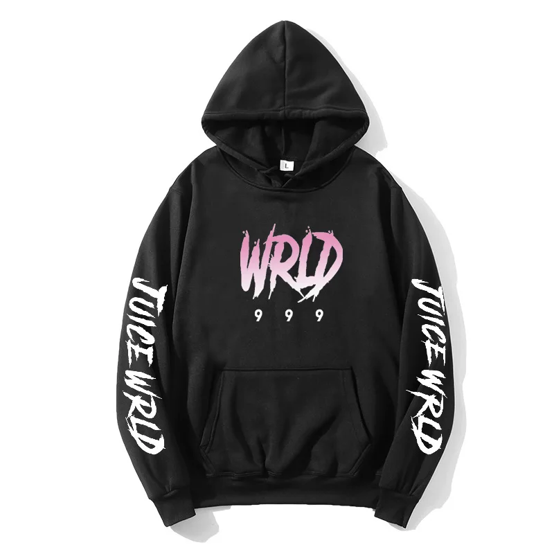 

2022 black and white red J UICEWrld hoodie sweatshirt juice wrld juice wrld juicewrld trap rap rainbow glitch juice world