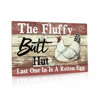 decor chicken coop signs farm decor for country cottage kitchen 12x8 inches aluminum metal wall sign farm fresh eggs