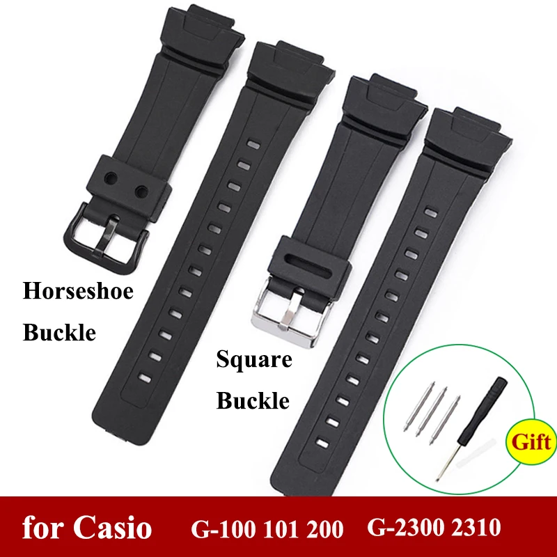 

Ремешок полимерный для часов Casio G Shock, черный, диаметром 16 мм