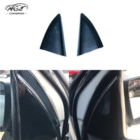 for isuzu d max mu x 2012 2019 2pcs carbon fiber color car pillar speaker frame trim cover