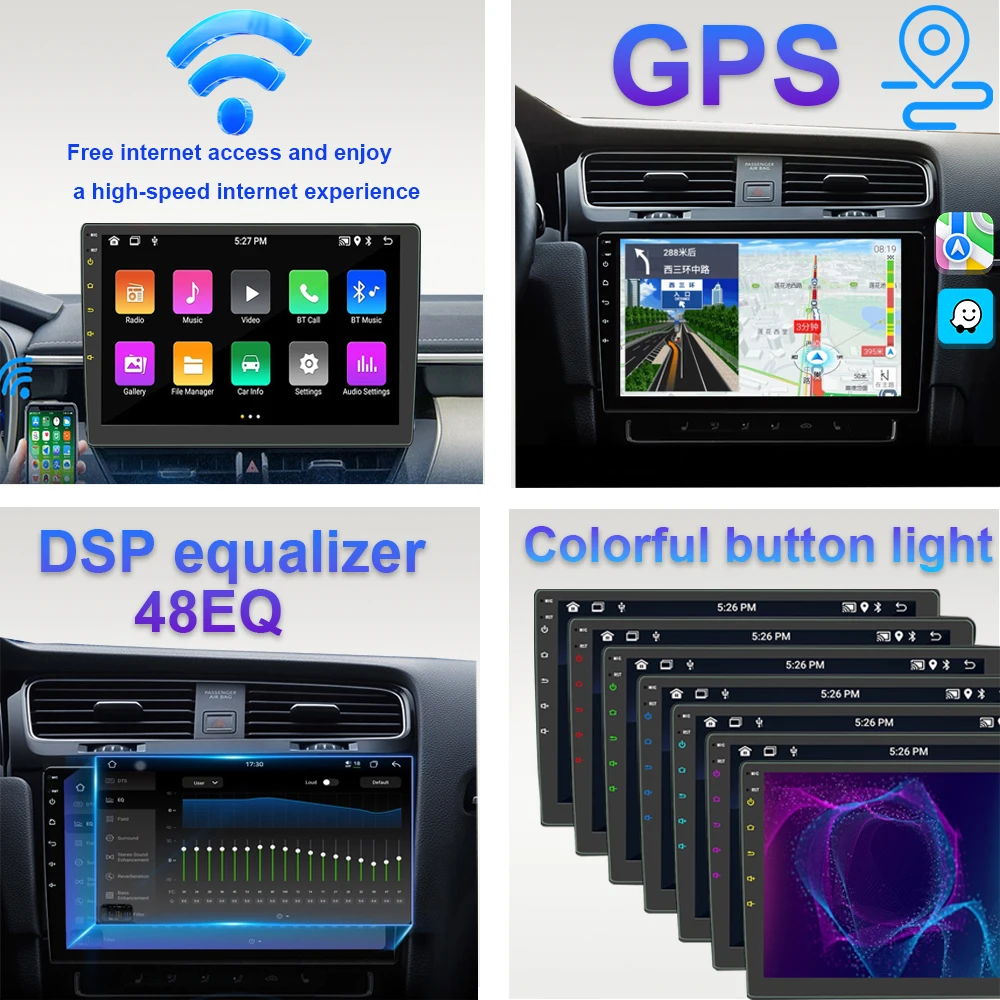 Фото Для Jeep Dodge Journey Fiat Freemont 2012-2020 Автомобильный мультимедийный плеер Беспроводной Android Auto 8-ядерный монитор CarPlay Mirror Link BT №5