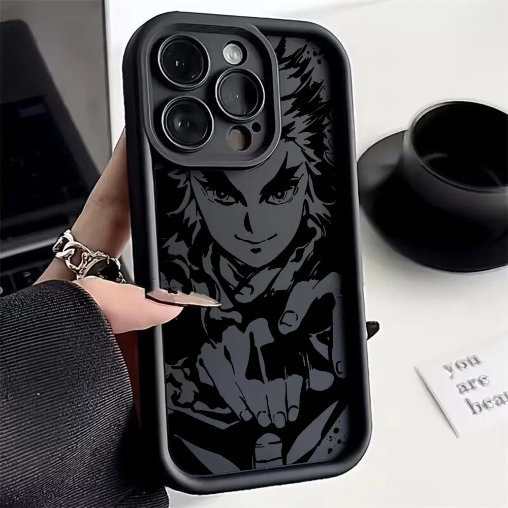 Фото Чехол для телефона Demon Slayer Kamado Tanjirou для Samsung Galaxy A16 A06 A35 A55 A25 A05s A15 A54 A34 A24 A14 A05 4G 5G ТПУ задняя крышка №4