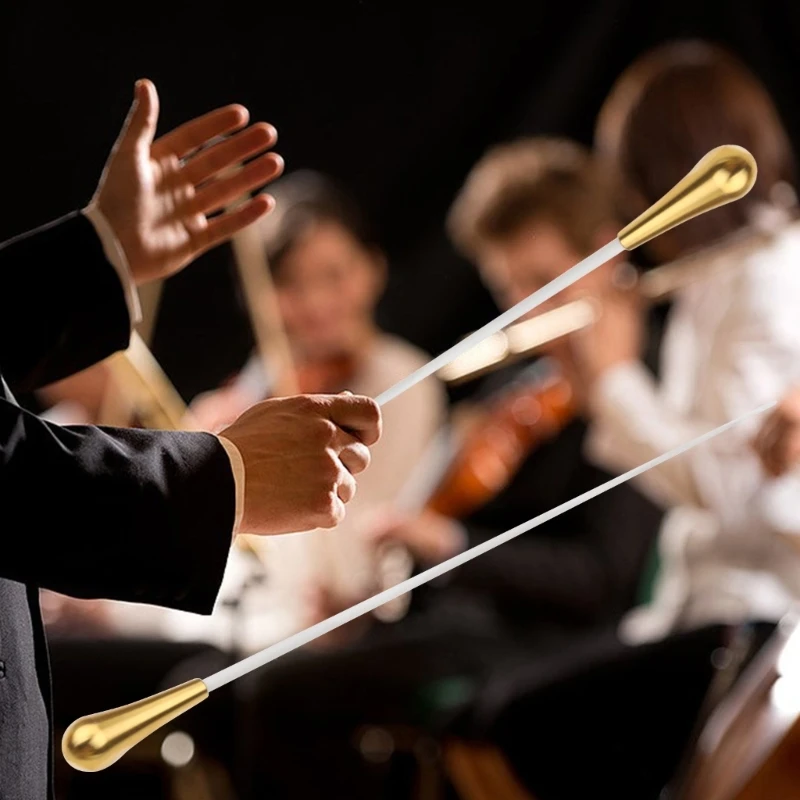 

Multiuse Symphonys Conductors Batons Wand Practical Conducting Stick with Metal Handle Orchestra Conducting Stick