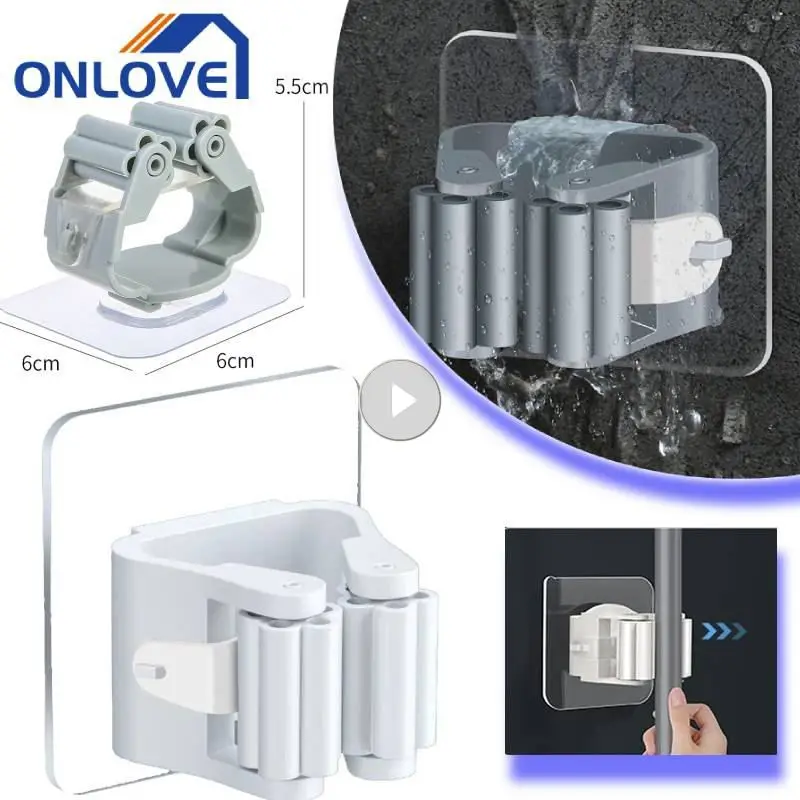 

1/2/4 шт., настенные крючки для швабры