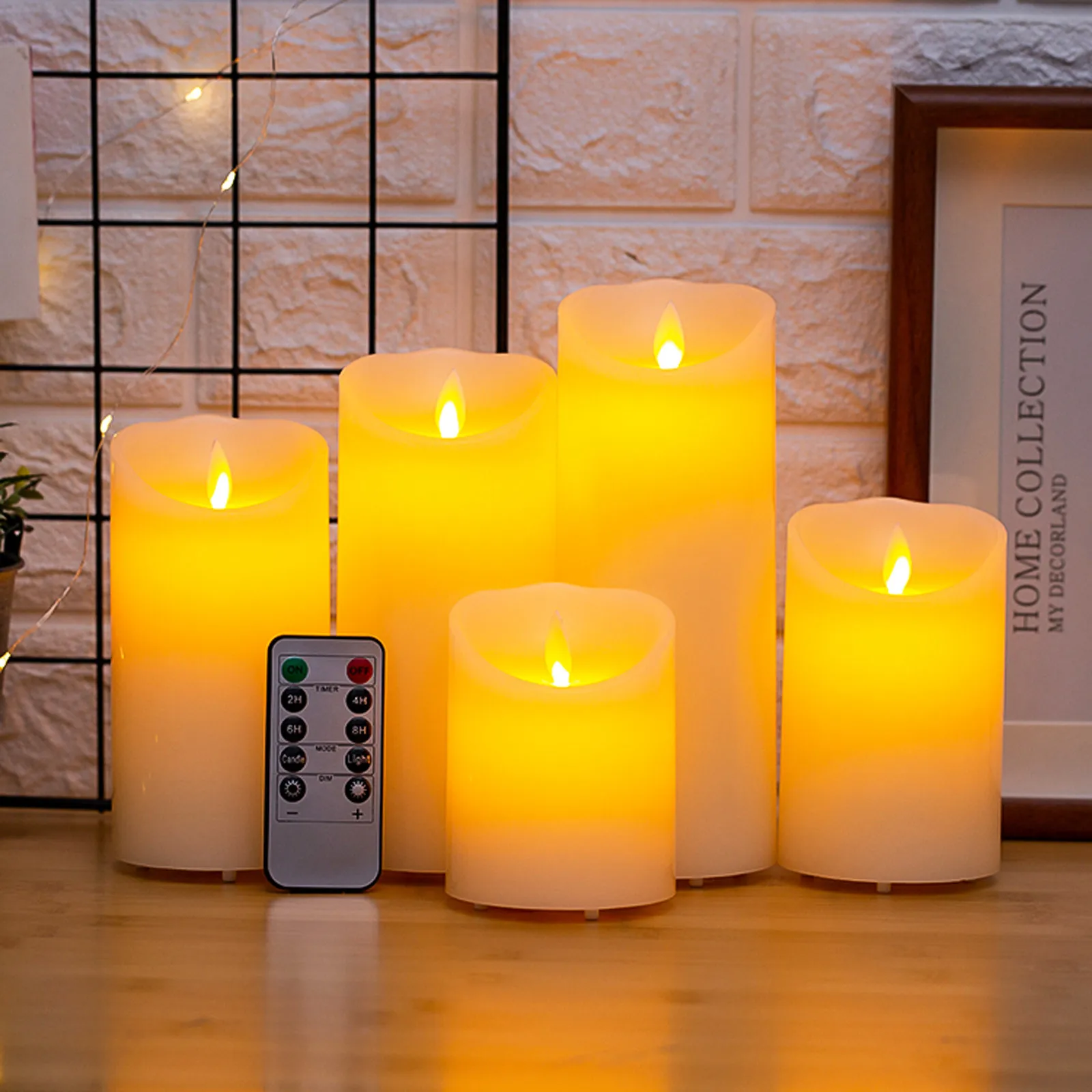 

LED Simulation Candle Night Electronic 5PCS Flameless Light Flickering Home Decor