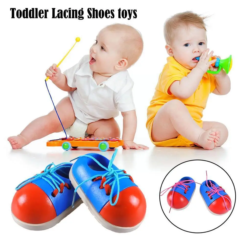 

1 шт., обучающая деревянная обувь для детей