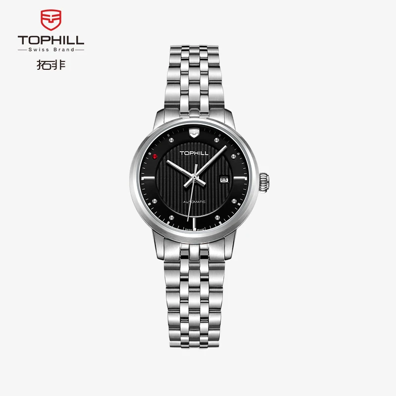 TOPHILL Женские часы с автоматическим механизмом Механические Роскошные женские