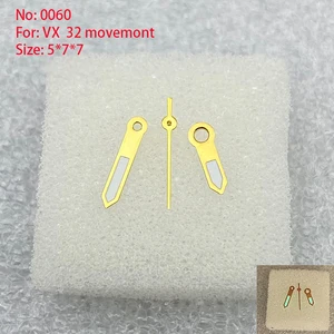 Watch Accessories Watch Hands 3 Hands Ladies Fits VX32 Movement Watch Repair Parts Dimensions 5.0 mm x 7.0 mm x 7.0mm/NO.060 Watch Accessories Watch Hands 3 Hands Ladies Fits VX32 Movement Watch Repair Parts Dimensions 5.0 mm x 7.0 mm x 7.0mm/NO.060