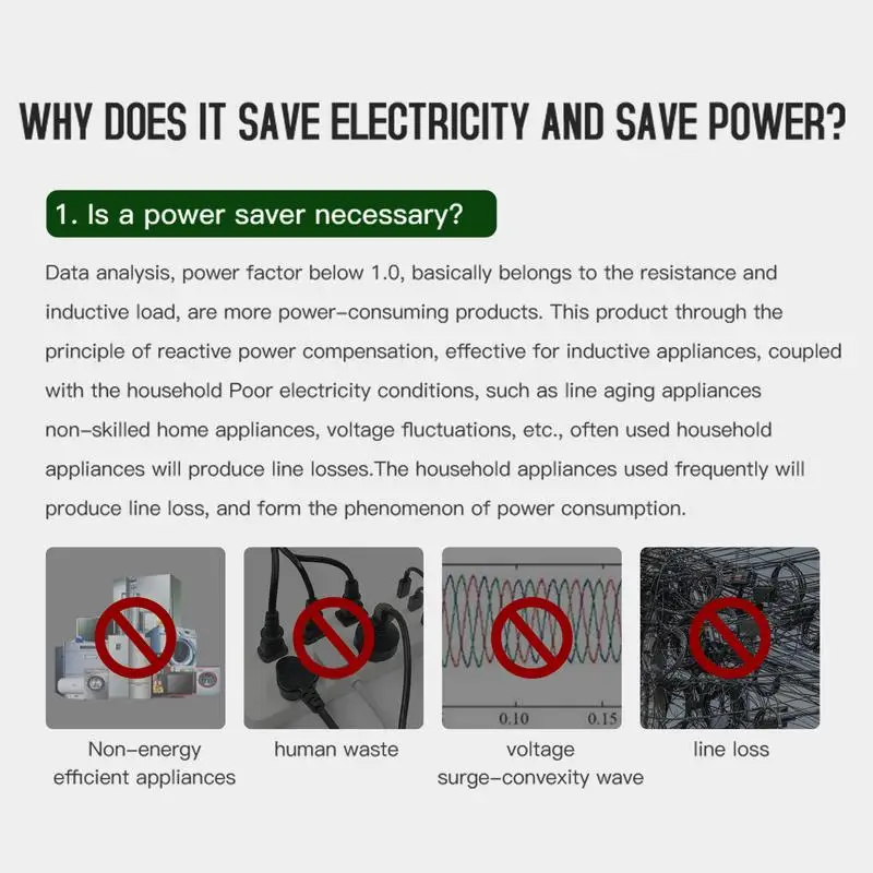 Энергосберегающая коробка Герметичная для экономии домашнего устройства