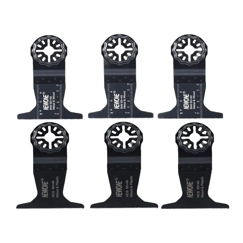 NEWONE HCS/BIM 65 мм для лезвий пилы Starlock подходят для многофункциональных колеблющихся инструментов, для резки дерева, пластика, удаление ногтей