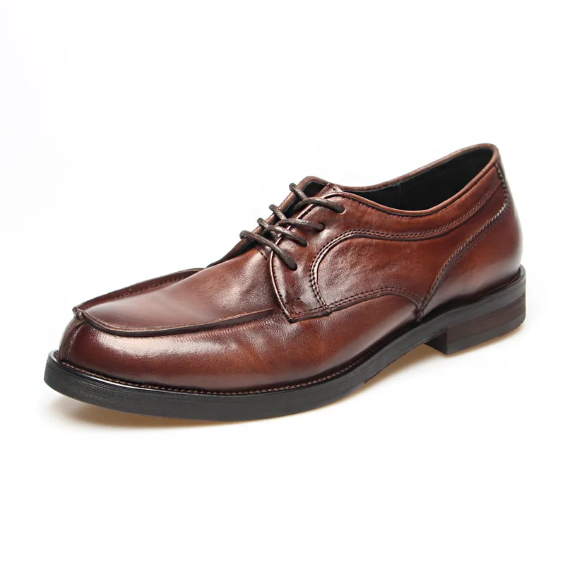 

2023 New products washed, colored and worn leather shoes, business cow leather, British men's shoes