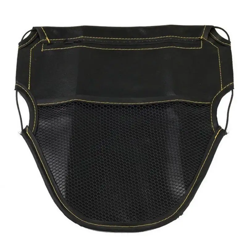 

Motorcycle Under Seat Bag PU Leather Motorbike Storage Pouch Rear Seat Bag Storage Pouch Scooter Organizers