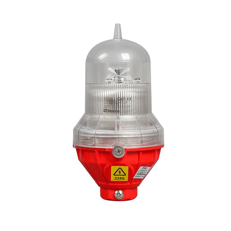

DC12V-24V led low-intensity obstacle lighting/telecom tower aviation light/ aircraft warning lights beacon on towers