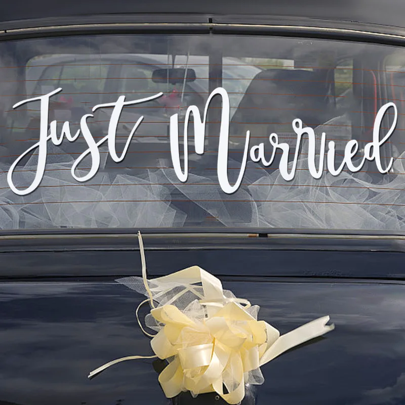 

Виниловая наклейка "Just Married" CYZQ