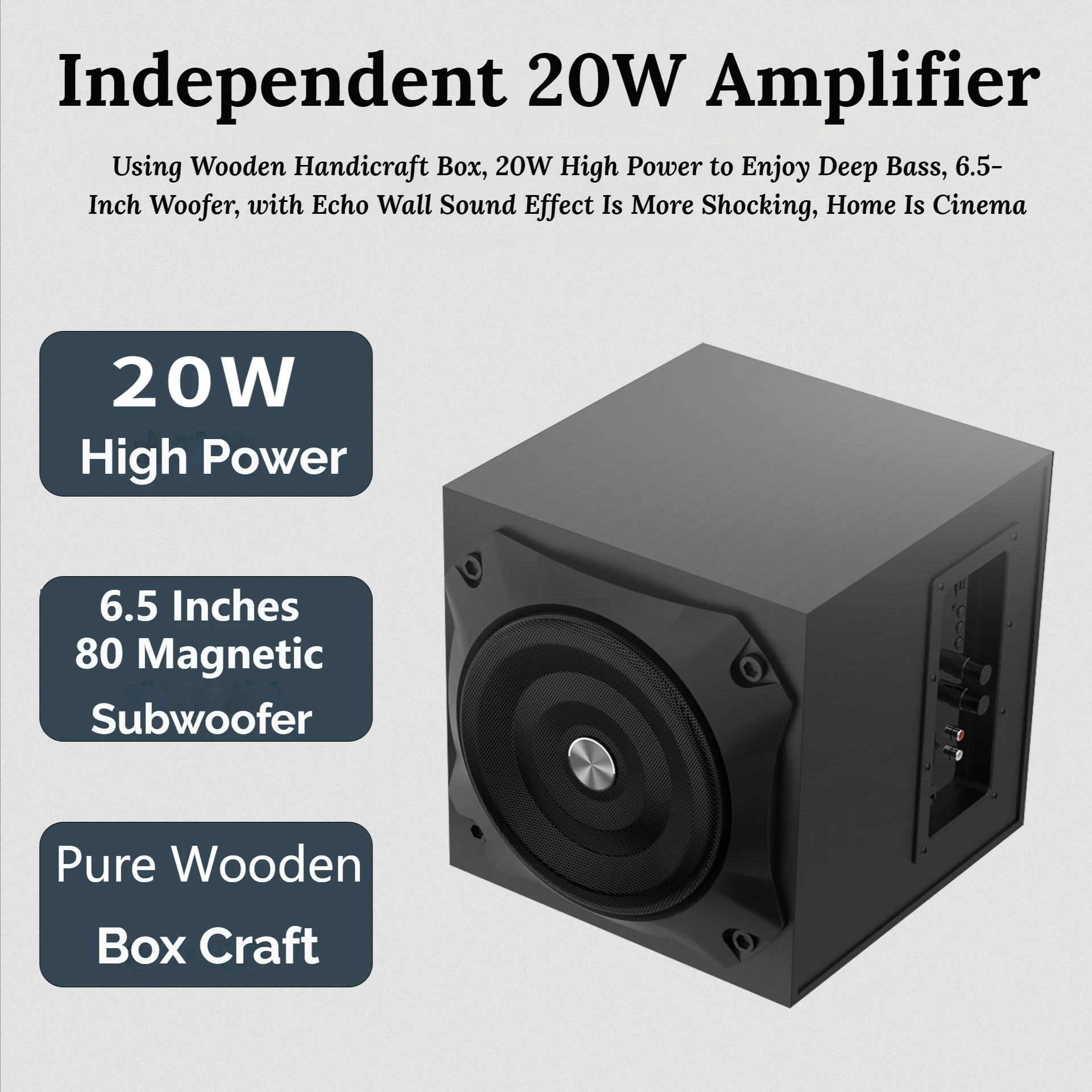 Саундбар для телевизора 2 1 каналов беспроводной Bluetooth-динамик Echo Настенная