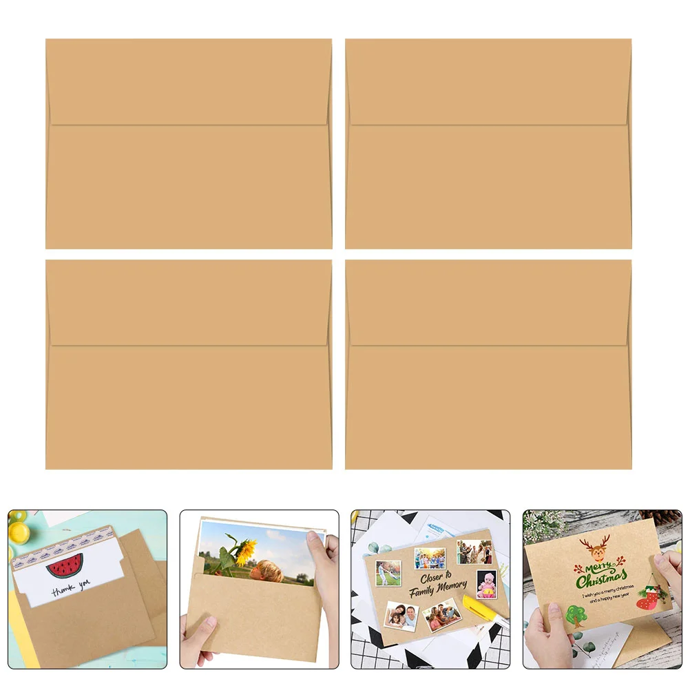 

Envelopes Kraft Invitation Envelope File Greeting Postcard Flap Document Folder A4 Folders Paper Receipt Letter Writing