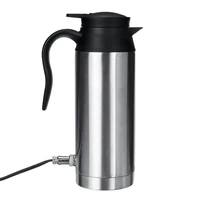 12v 24v 800ml stainless steel electric kettle in car travel trip coffee tea heated mug motor hot water boiling for car truck