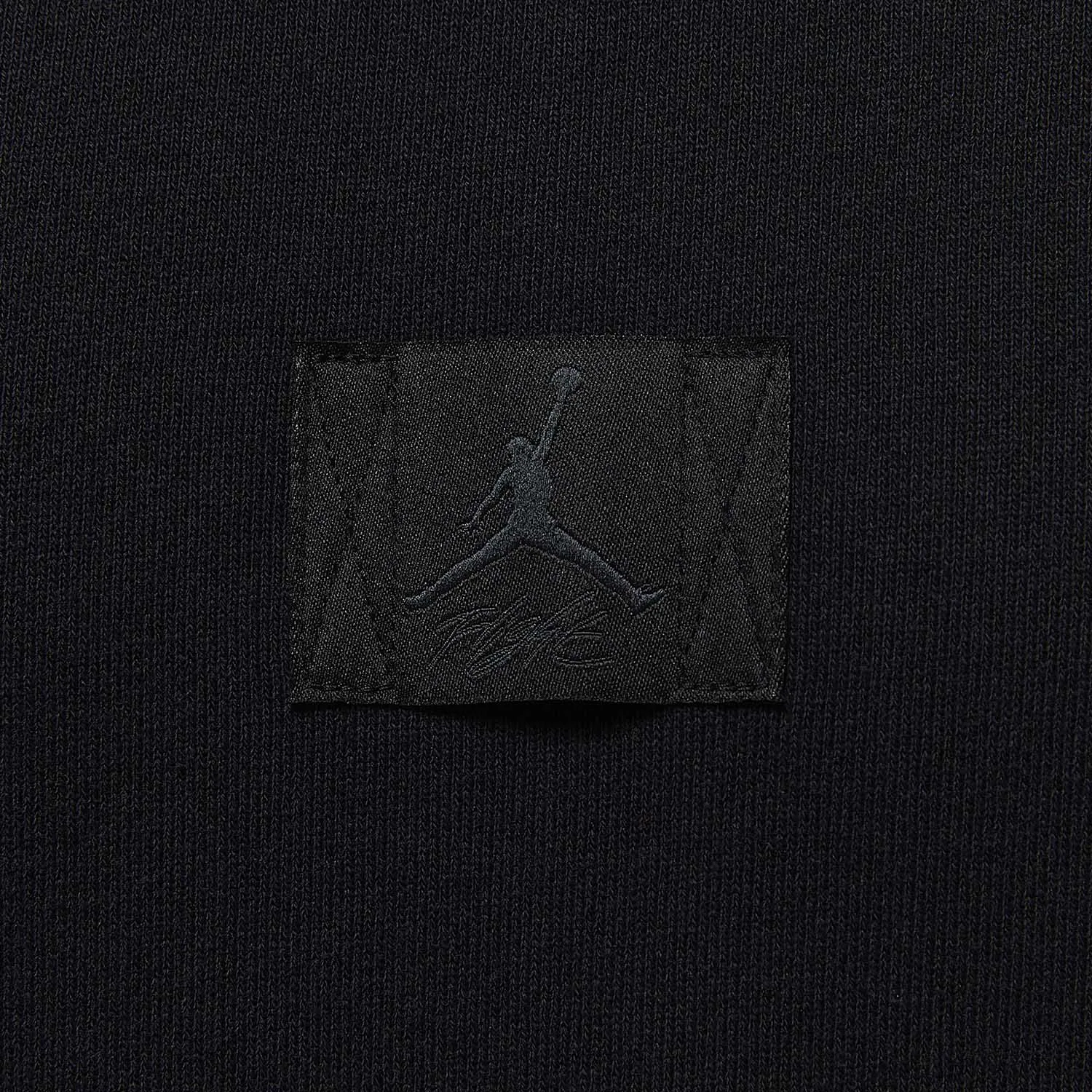 Оригинальная мужская спортивная теплая толстовка Nike JORDAN из тонкого бархата с круглым вырезом FV7260-010 (art.: 3920db4540057) - 3920db4540057