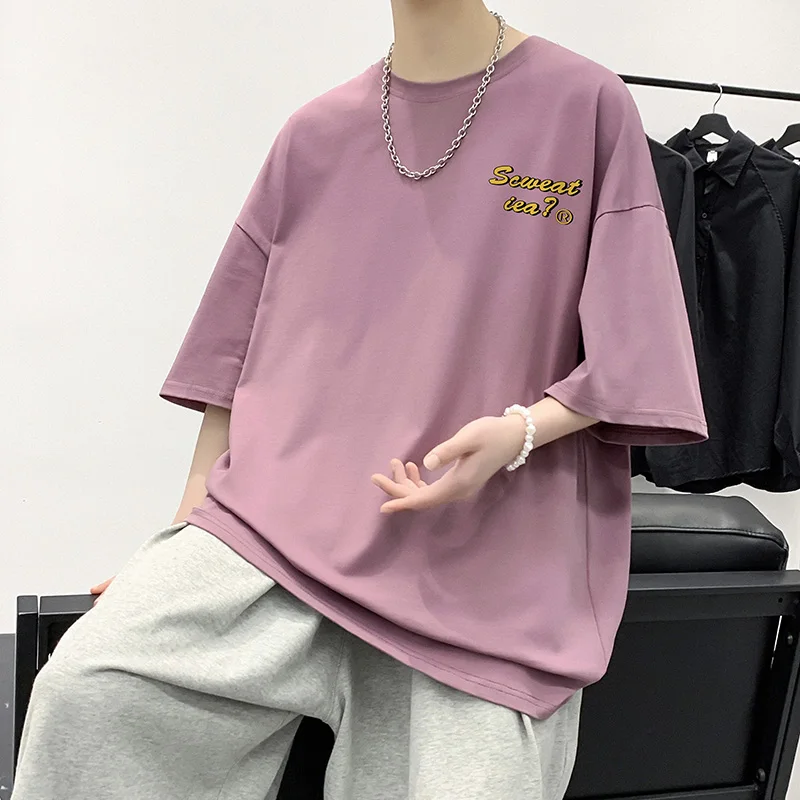 

Funny Mens Oversized T Shirt Summer Men's Cotton T-Shirt Print Casual Wear White Tee Shirt 5XL Big Size New Clothing for Men