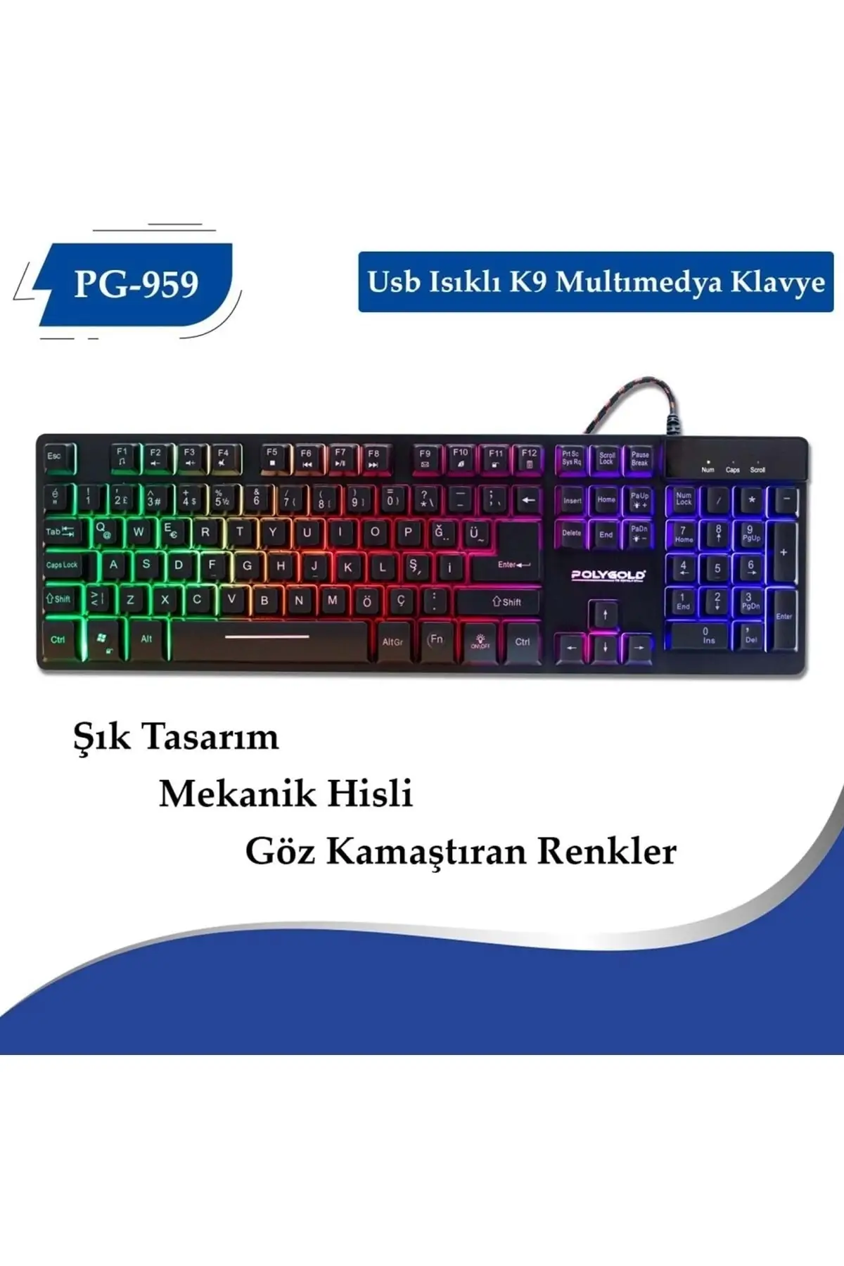 

Pg-959 K9 мультимедийная клавиатура светильник кой