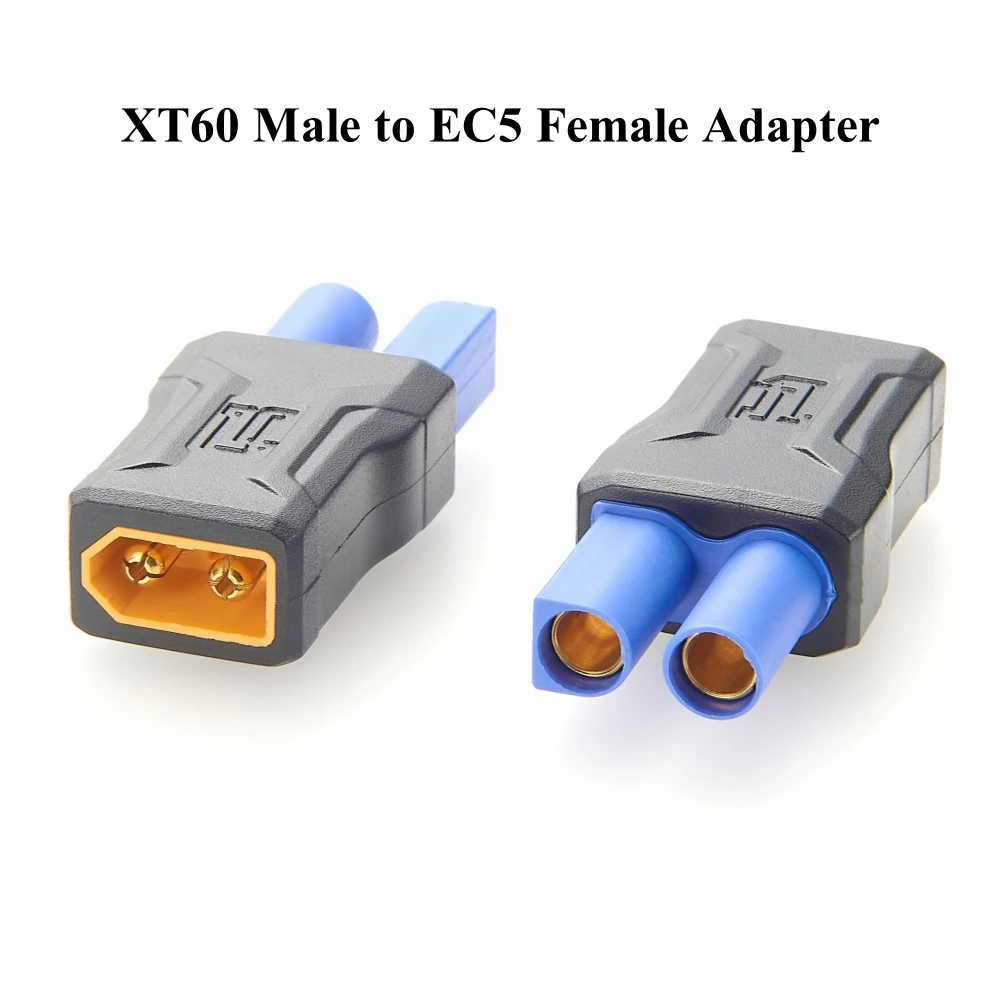 5 шт. разъем EC5 к XT60 папа на мама Адаптер литого радиоуправляемого аккумулятора