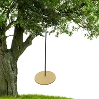 round disc plate swing seat adjustable outdoor high load bearing standing disc rope swing outdoor backyard playground