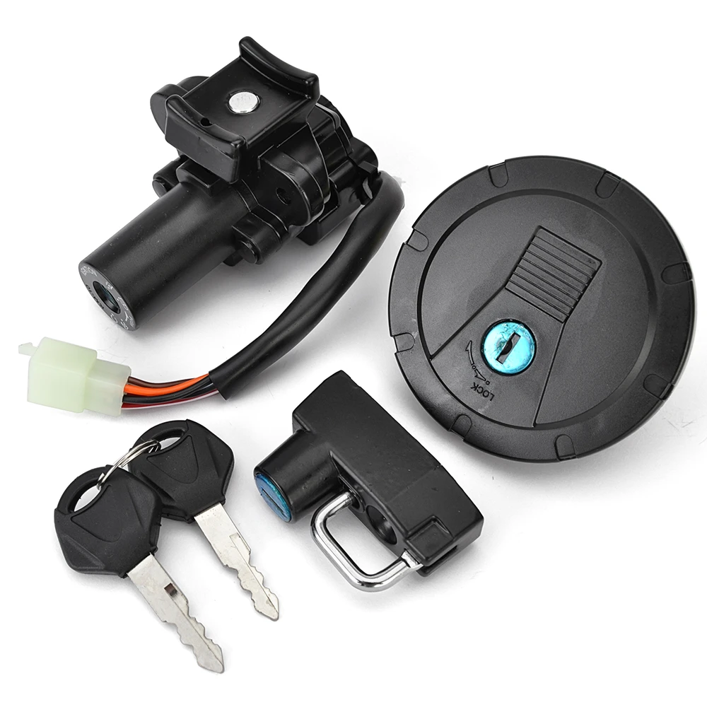 Крышка топливного газа переключатель зажигания замок сиденья для Kawasaki KLX125 KLX250