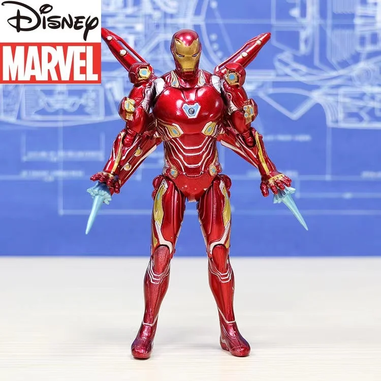 

Новинка 2022, экшн-фигурка Disney Marvel Железный человек MK85 из ПВХ, Коллекционная модель игрушки, Кукла Тони Старк, модель, орнамент, детские игрушк...
