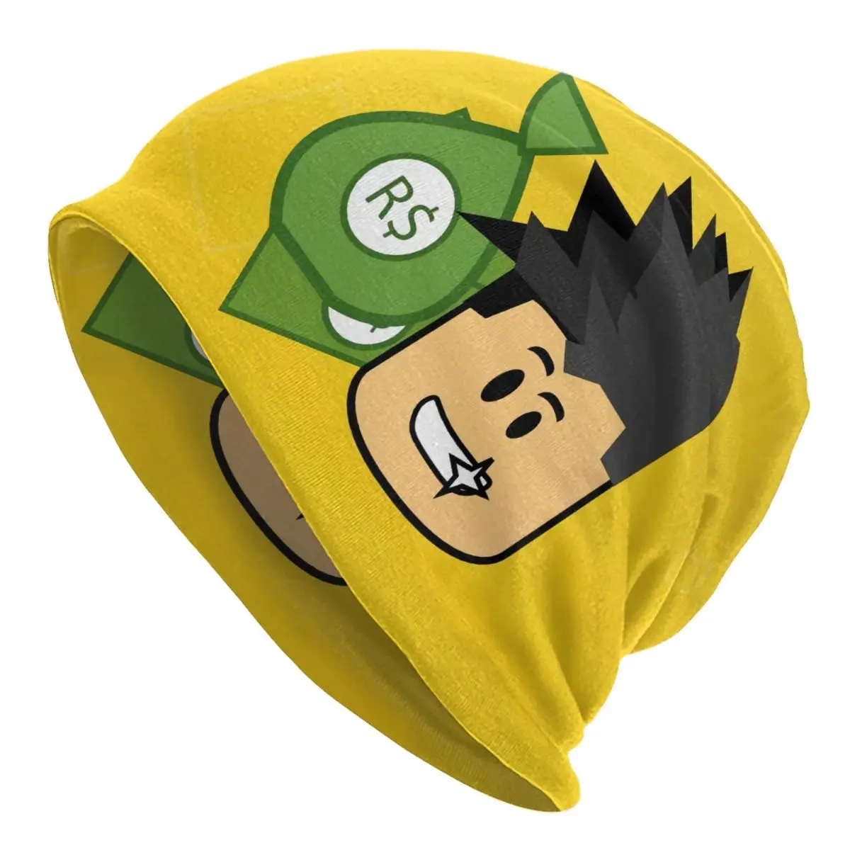 

Cartoon Anime Game Robloxs Beanie Cap Unisex Winter Warm Bonnet Femme Knitted Hats Street Outdoor Ski Skullies Beanies Hats