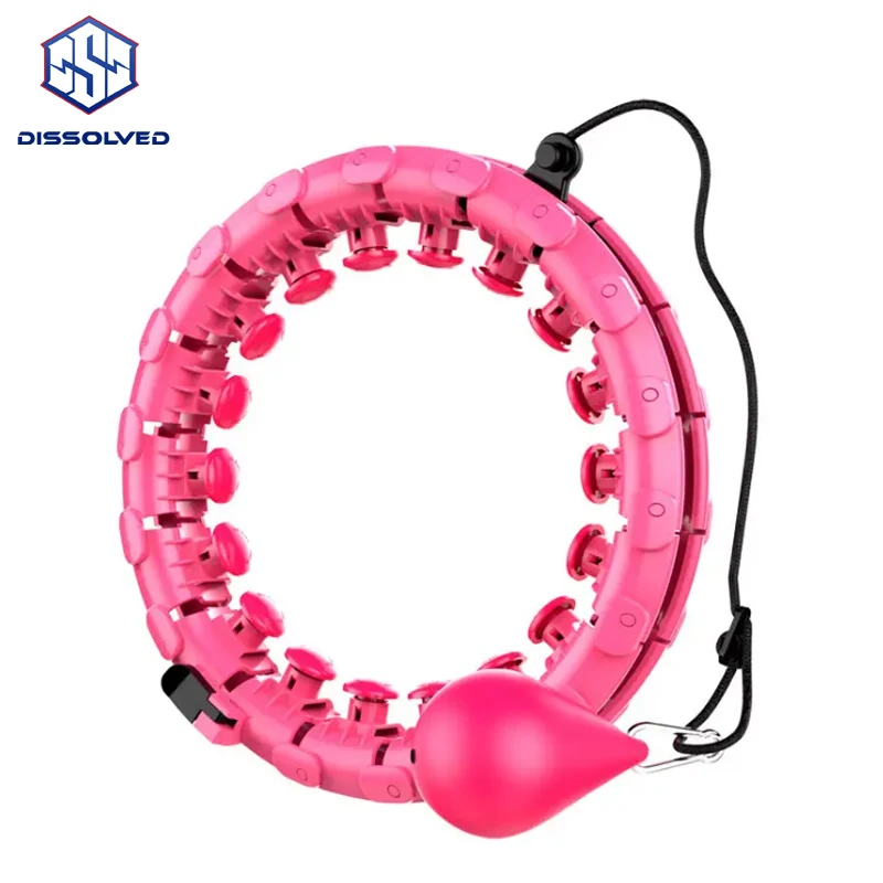 

DISSOLVED 24 Adjustable Sport Hoops Thin Waist Exercise Detachable Massage Hoops Fitness Equipment Gym Home Training Weight loss